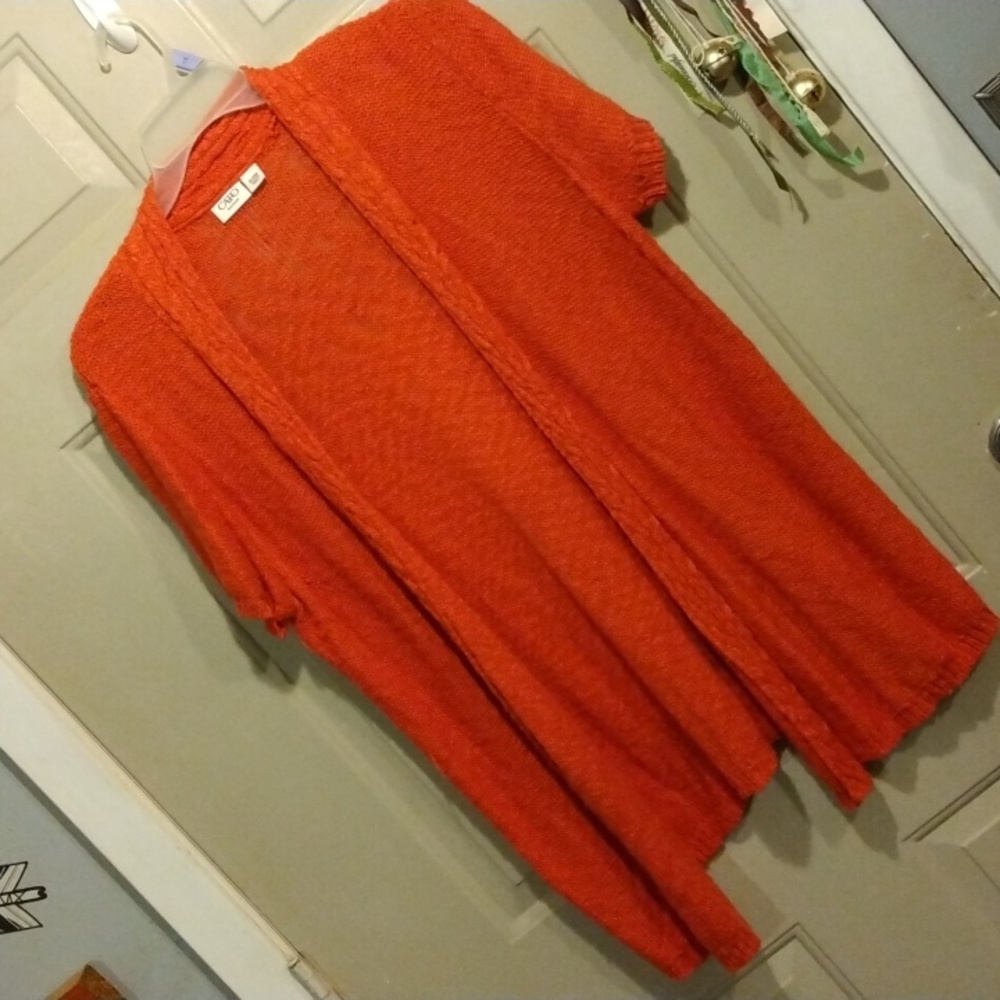 Cato short sleeve cardigan sweater 18-20w